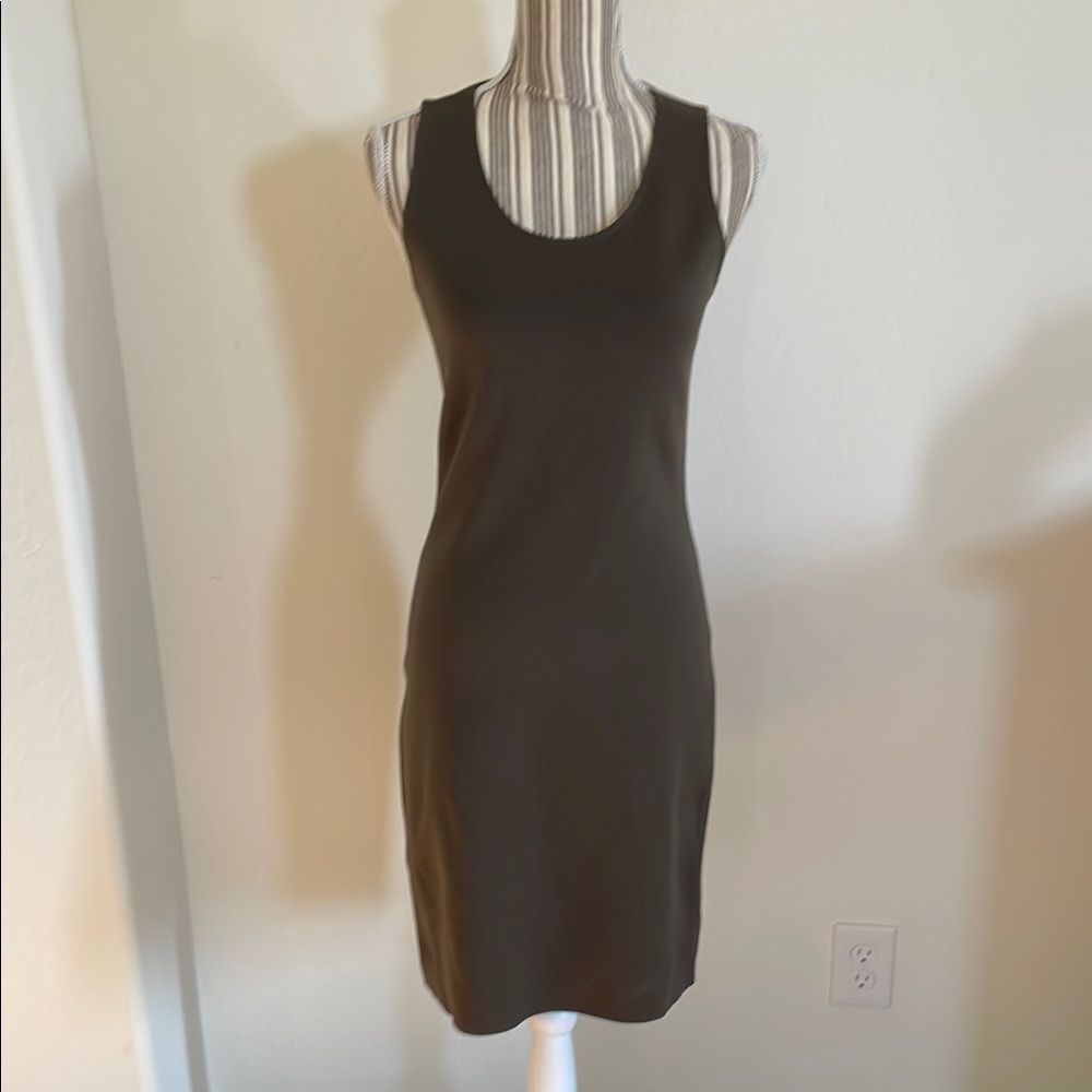Helmut Lang Sculpted Tight Midi Dress